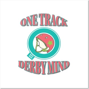 Roller Derby Jammer - One Track Derby Mind Posters and Art